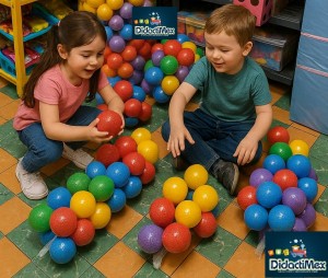 PELOTAS PARA ALBERCA RED CON 100 PELOTAS DIDACTICAS 6 COLORES PELOTAS PARA ALBERCA RED CON 100 PELOTAS DIDACTICAS 6 COLORES