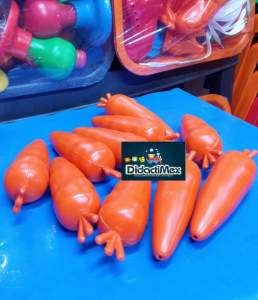 ZANAHORIAS DE JUGUETE CON 10 PIEZAS ZANAHORIAS DE JUGUETE CON 10 PIEZAS